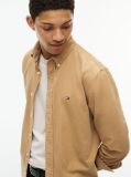 Bej Camasa Regular Corduroy Cu Broderie Flag  Barbati