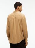 Bej Camasa Regular Corduroy Cu Broderie Flag  Barbati