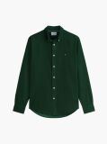 Verde Camasa Regular Corduroy Cu Broderie Flag  Barbati