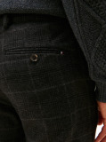 Gri Pantaloni Chino Smart Casual Denton Cu Croiala Straight  Barbati