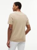 Bej Tricou Cu Imprimeu Grafic Si Logo  Barbati