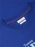 Blue Tricou Cu Imprimeu Grafic Si Logo  Barbati