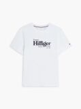 Alb Tricou Cu Imprimeu Grafic Si Logo  Barbati