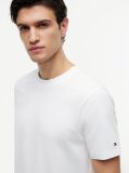 Alb Tricou Cu Logo Pe Spate  Barbati