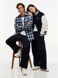 Blue Tommy Hilfiger x FRGMT Pantaloni Chinos Cu Croiala Lejera Si Nasture  Barbati