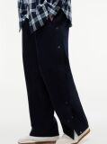 Blue Tommy Hilfiger x FRGMT Pantaloni Chinos Cu Croiala Lejera Si Nasture  Barbati