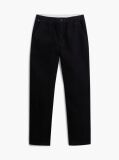 Negru Pantaloni Chinos Dover Din Catifea Cu Croiala Regular Dreapta  Barbati