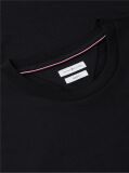Negru Tricou Din Jersey Cu Imprimeu Grafic Pe Spate Cu Steag Ondulat  Barbati