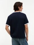 Blue Tommy Hilfiger x FRGMT Ringer T-Shirt Cu Croiala Regular  Barbati
