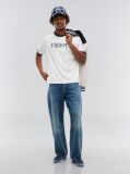 Bej Tommy Hilfiger x FRGMT Ringer T-Shirt Cu Croiala Regular  Barbati