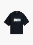 Blue Tommy Hilfiger x FRGMT T-Shirt Din jerseu Cu Croiala Lejera  Barbati
