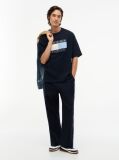 Blue Tommy Hilfiger x FRGMT T-Shirt Din jerseu Cu Croiala Lejera  Barbati