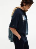 Blue Tommy Hilfiger x FRGMT T-Shirt Din jerseu Cu Croiala Lejera  Barbati