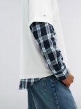 Bej Tommy Hilfiger x FRGMT T-Shirt Din jerseu Cu Croiala Lejera  Barbati