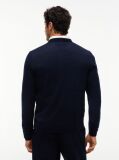 Blue New York Label Pure Wool Jumper  Men