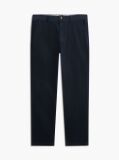 Blue Pantaloni Chinos Denton Din Catifea Fina Cu Croiala Slim Si Dreapta  Barbati