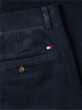 Blue Pantaloni Chinos Denton Din Catifea Fina Cu Croiala Slim Si Dreapta  Barbati