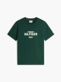 Verde T-Shirt Din Jerseu Cu Logo Si Guler Rotund  Barbati