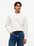 Bej Bluza De Trening Tricotata Cu Logo  Barbati