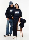 Blue Tommy Hilfiger x FRGMT Hanorac Cu Croiala Lejera   Barbati