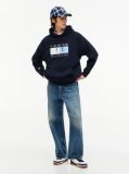 Blue Tommy Hilfiger x FRGMT Hanorac Cu Croiala Lejera   Barbati