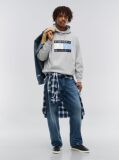 Gri Tommy Hilfiger x FRGMT Hanorac Cu Croiala Lejera   Barbati