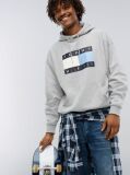 Gri Tommy Hilfiger x FRGMT Hanorac Cu Croiala Lejera   Barbati