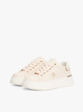 Pink TH Monogram Lace-Up Sneakers  Girls