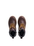 Brown Cleat Lace-Up Boots  Kids Unisex