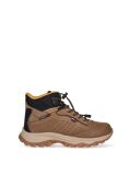 Brown High Top Cleat Lace-Up Sneakers  Kids Unisex