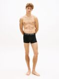 Negru Set 3 Boxeri Cu Talie Logo  Barbati
