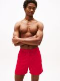 Red Essential Mid Length Swim Shorts  Men