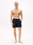 Blue Pantalon Scurt De Baie Signature Logo Lungime Medie  Barbati