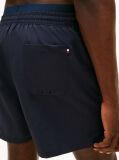 Blue Pantaloni Scurti De Plaja Cu Talie Dubla Si Lungime Medie  Barbati