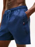 Blue Pantaloni Scurti De Plaja Cu Dungi Ithaca Si Lungime Medie  Barbati