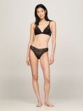 Negru Sutien Premium Cu Dantela Florala  Femei