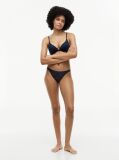 Blue Thong Leopard Cu Dantela  Femei