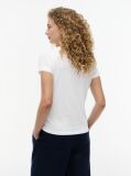 White Heritage V-Neck T-Shirt  Women