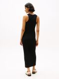 Negru Rochie Midi Bodycon Tricotata  Femei