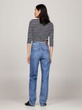 Denim Jeans Drepti Clasici Melany Cu Talie Medie  Femei