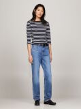 Denim Jeans Drepti Clasici Melany Cu Talie Medie  Femei