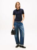 Blue Tricou Polo 1985 Slim  Femei