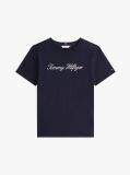 Blue Tricou Regular Cu Guler Crew  Femei