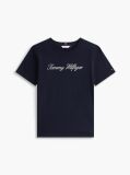 Blue Tricou Regular Cu Guler Crew  Femei
