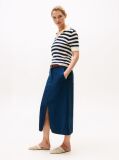 Blue Fusta Midi Tip Chino  Femei