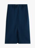 Blue Fusta Midi Tip Chino  Femei