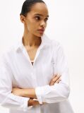 Alb Camasa Oversized Din Poplin  Femei