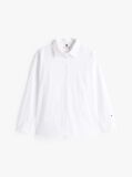 Alb Camasa Oversized Din Poplin  Femei