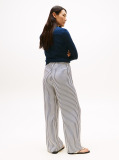 Multi Pantaloni Cu Picior Larg Din Twill  Femei
