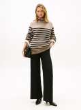 Negru Pantaloni Relaxati Wide Leg  Femei